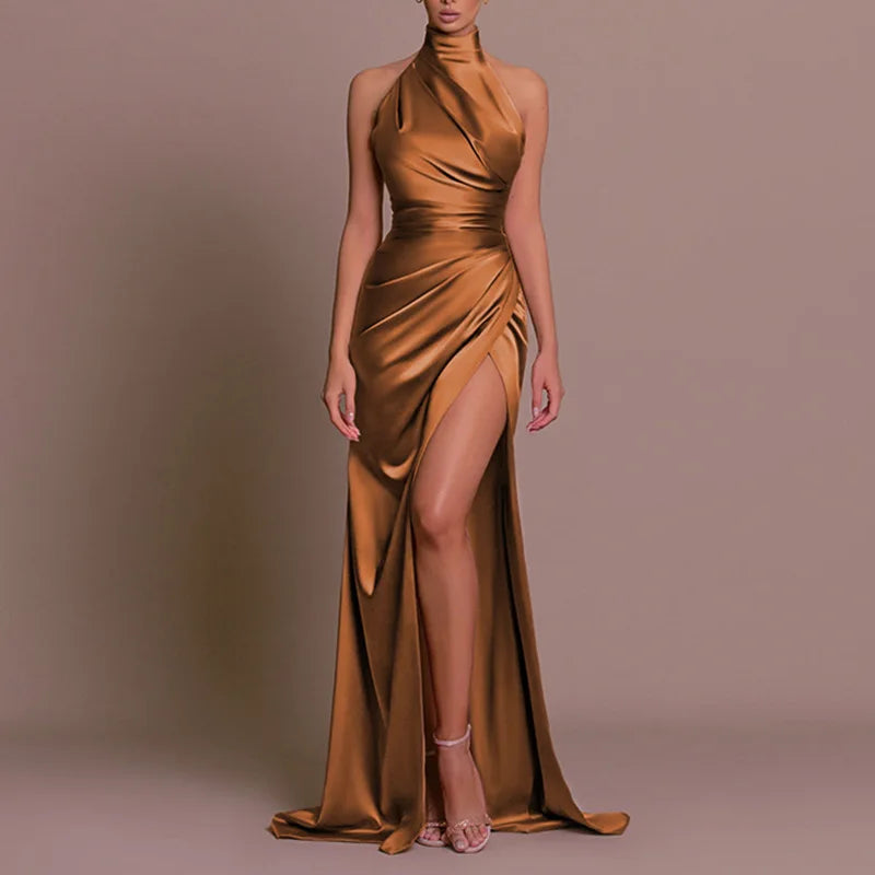 Robe Invitée Mariage Portefeuille Orange chez robeportefeuille.com