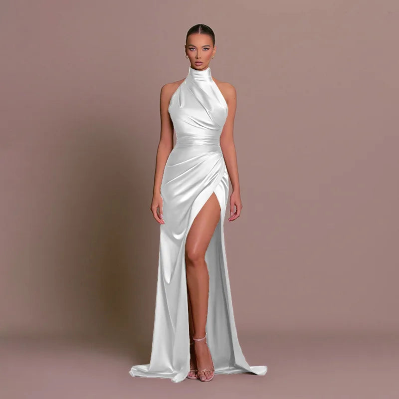 Robe Invitée Mariage Portefeuille Blanc chez robeportefeuille.com