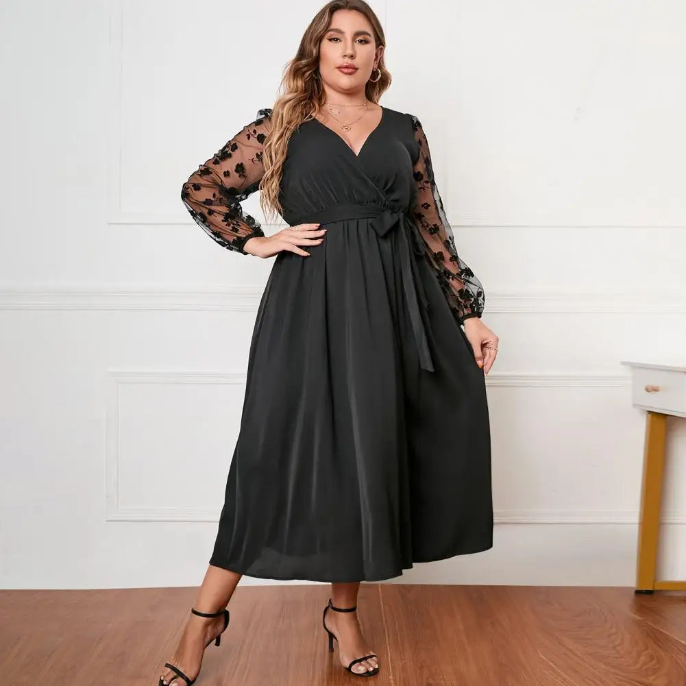 Robe Portefeuille Grande Taille Noir chez robeportefeuille.com