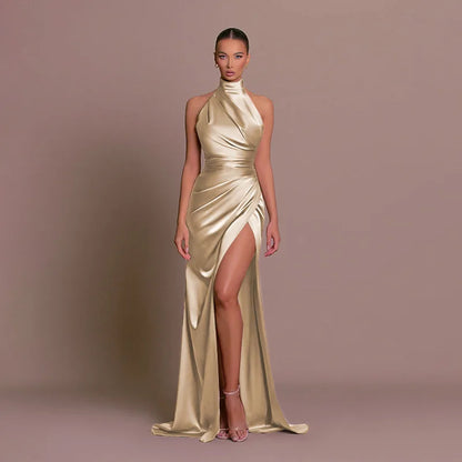 Robe Invitée Mariage Portefeuille Champagne chez robeportefeuille.com