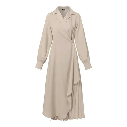 Robe Portefeuille Beige