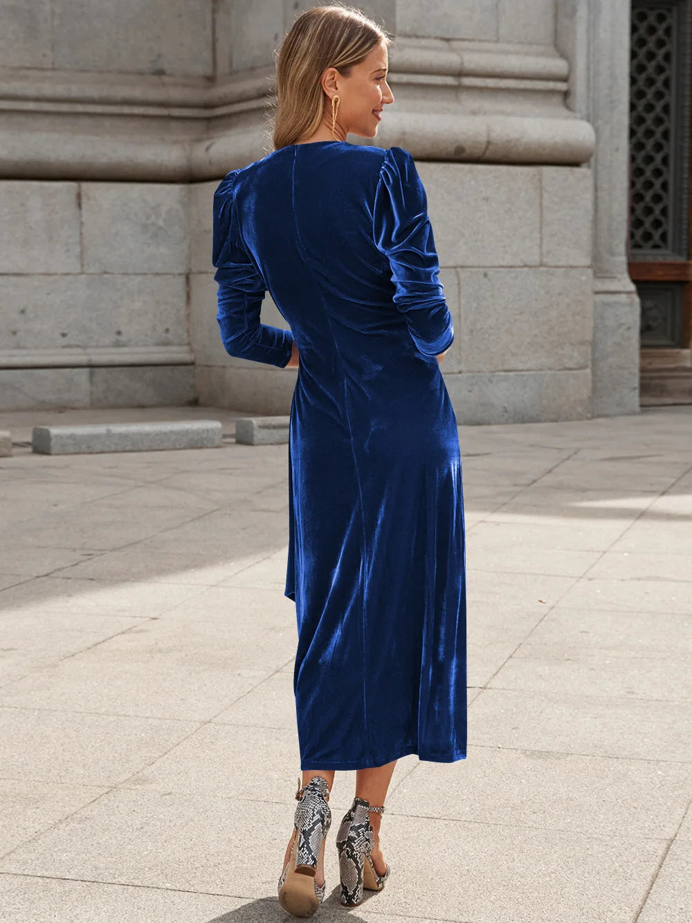 Robe Portefeuille Bleu