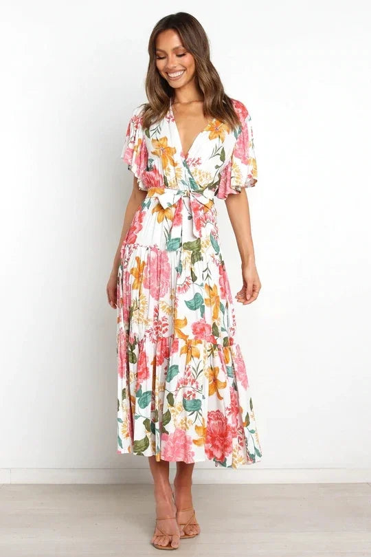 Robe Portefeuille Fluide BLANC chez robeportefeuille.com
