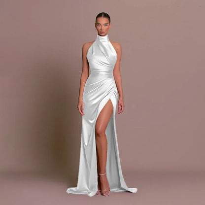 Robe Invitée Mariage Portefeuille Blanc chez robeportefeuille.com